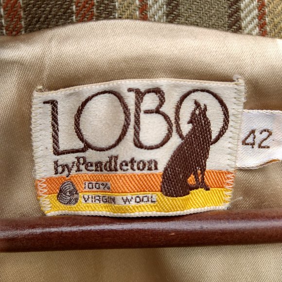 Vintage 70's LOBO by Pendleton wool coat - Picture 8 of 9